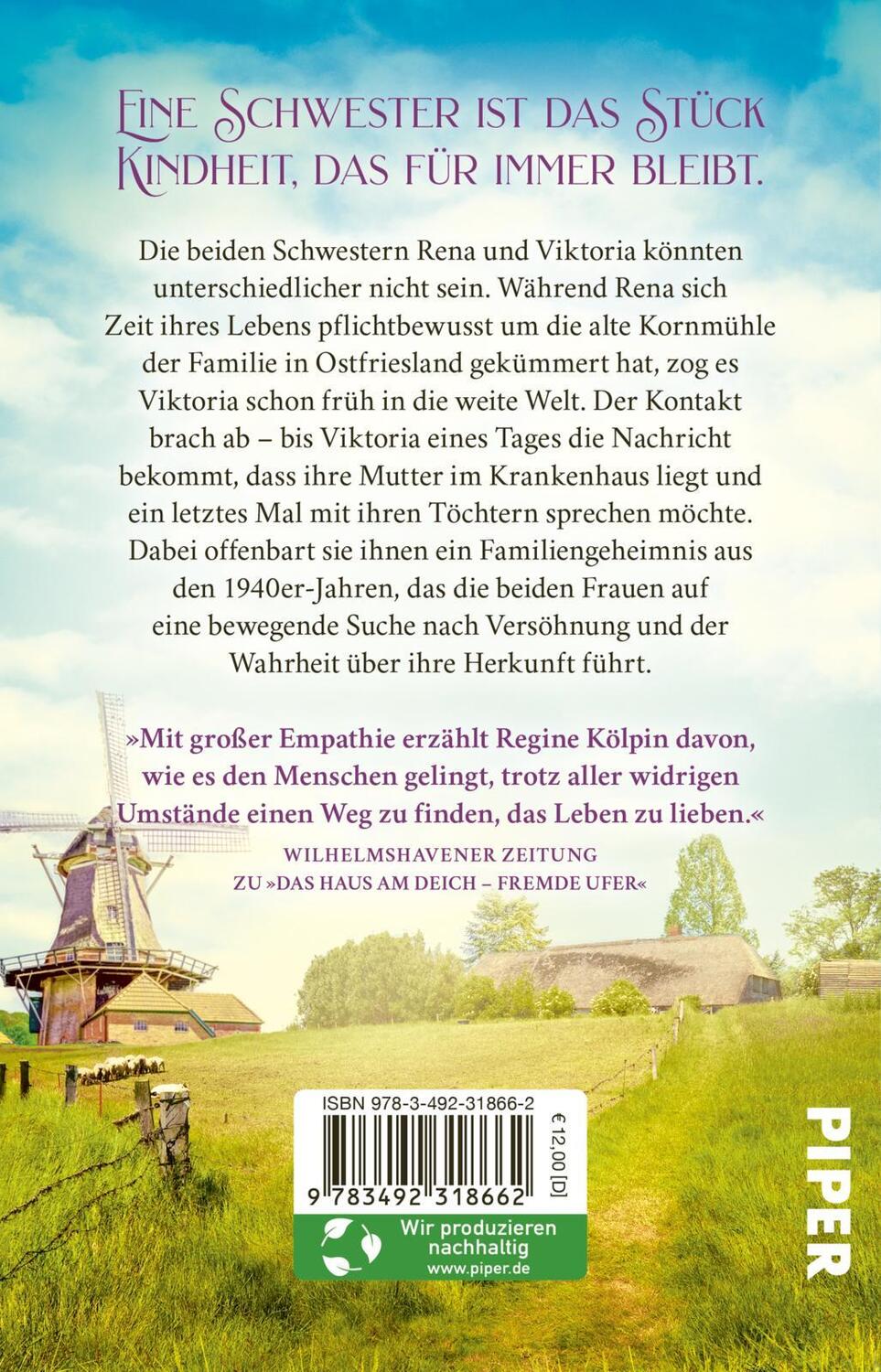 Rückseite: 9783492318662 | Die Töchter der Kornmühle | Roman Gefühlvoller Nordsee-Roman | Kölpin