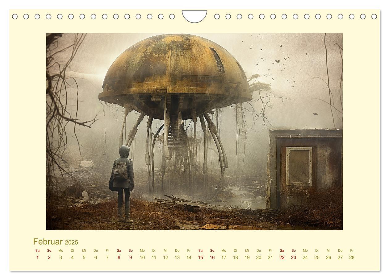 Bild: 9783383838316 | Surreale Alienwelt (Wandkalender 2025 DIN A4 quer), CALVENDO...