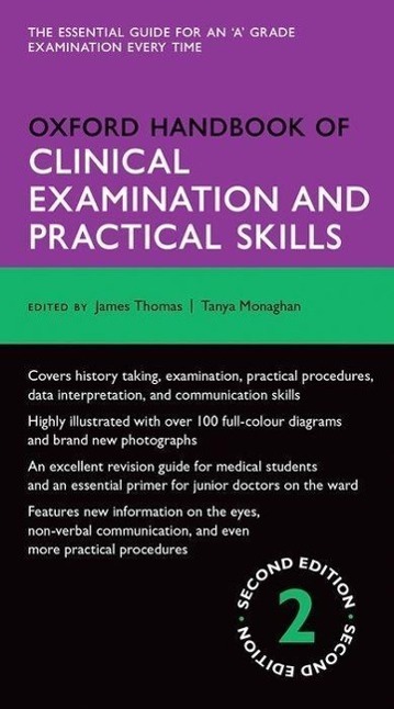 Cover: 9780199593972 | Oxford Handbook of Clinical Examination and Practical Skills | Buch