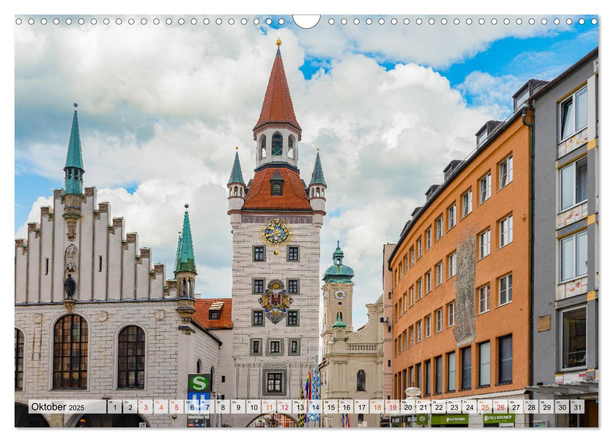 Bild: 9783435211555 | München Impressionen (Wandkalender 2025 DIN A3 quer), CALVENDO...