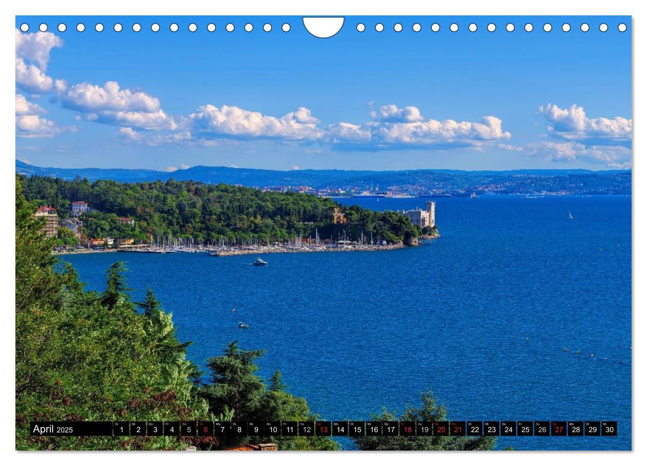 Bild: 9783435510603 | Triest und seine Riviera (Wandkalender 2025 DIN A4 quer), CALVENDO...