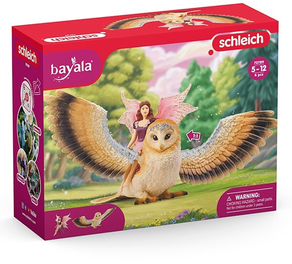 Cover: 4059433570600 | Schleich 70789 - Bayala, Elfe auf Glitzer-Eule | 70789 | Deutsch