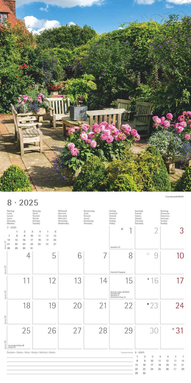 Bild: 4251732340629 | Gartenzauber 2025 - Broschürenkalender 30x30 cm (30x60 geöffnet) -...