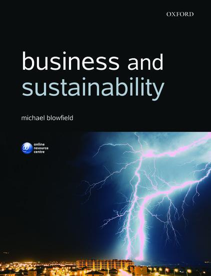Cover: 9780199642984 | Business and Sustainability | Michael Blowfield | Taschenbuch | 2012