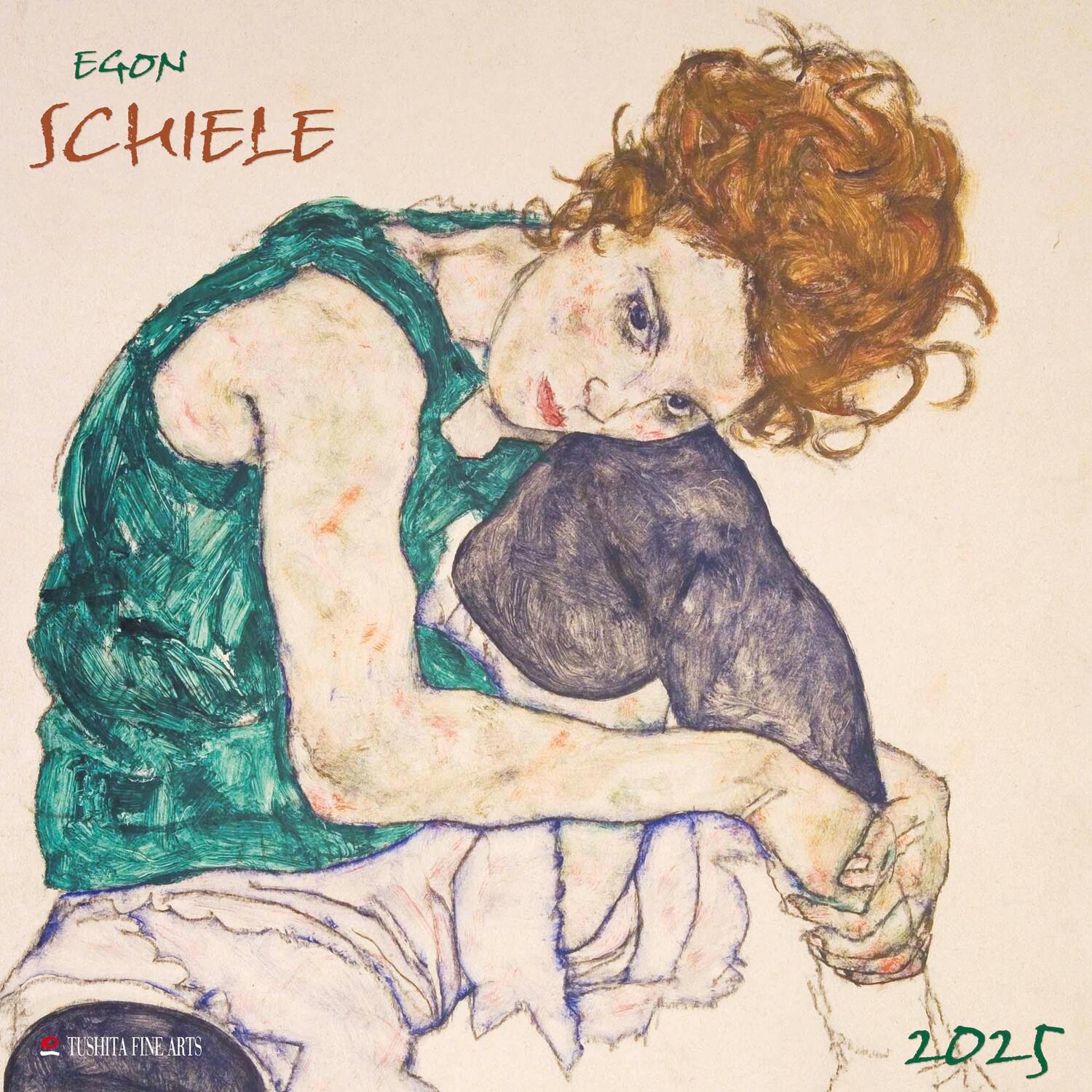 Cover: 9783959294249 | Egon Schiele 2025 | Kalender 2025 | Kalender | Tushita Fine Arts