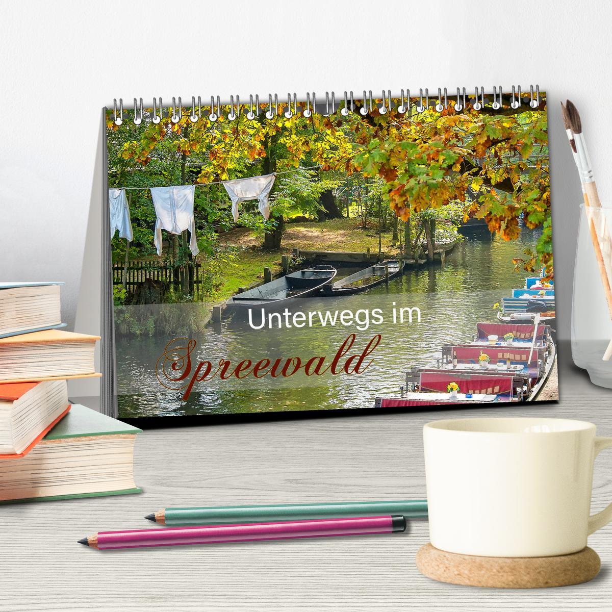 Bild: 9783435198672 | Unterwegs im Spreewald (Tischkalender 2025 DIN A5 quer), CALVENDO...