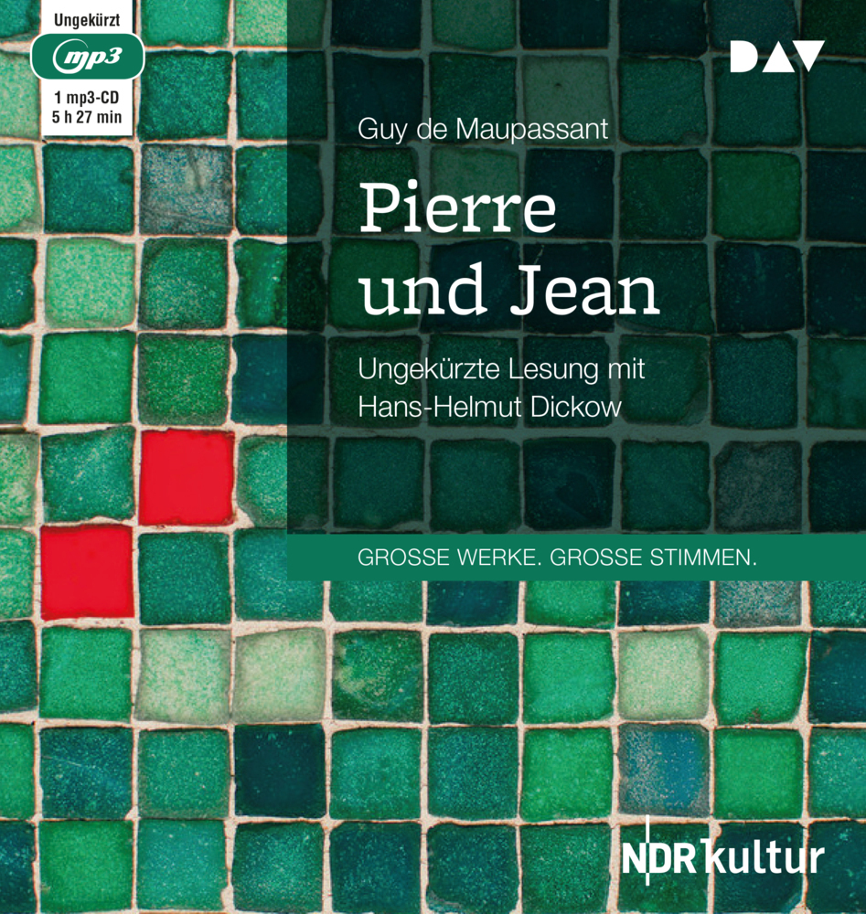 Cover: 9783742402172 | Pierre und Jean,, 1 Audio-CD, 1 MP3 | Guy de Maupassant | Audio-CD