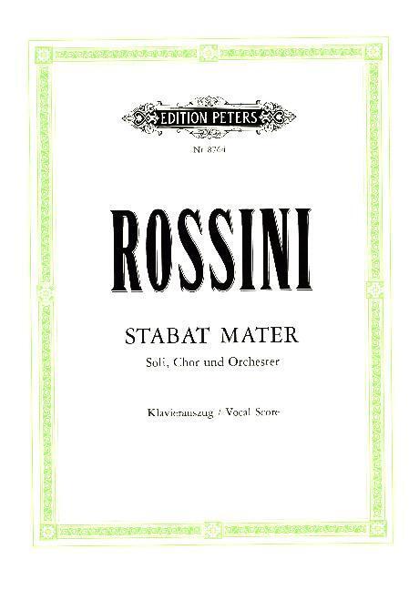 Cover: 9790014071059 | Stabat Mater | Chorwerke (inkl. Oratorien) | Gioachino Antonio Rossini