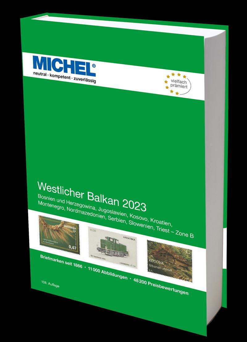 Cover: 9783954024568 | Westlicher Balkan 2023 | Europa Teil 6 | MICHEL-Redaktion | Buch
