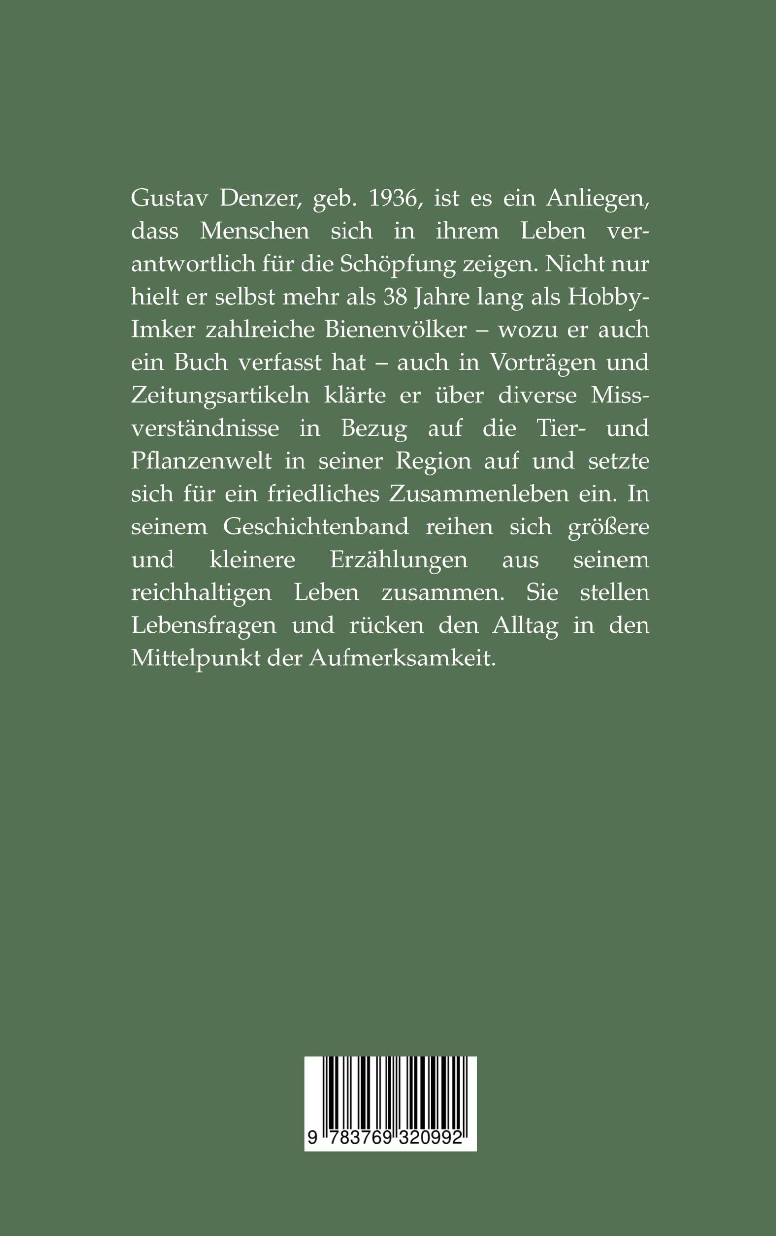 Rückseite: 9783769320992 | Leben ist Älter-Werden | Geschichten | Gustav Christian Denzer | Buch