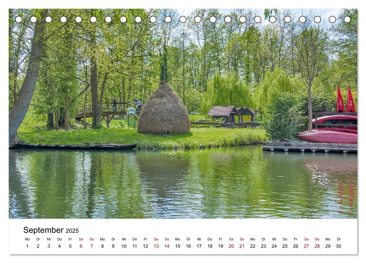 Bild: 9783435198672 | Unterwegs im Spreewald (Tischkalender 2025 DIN A5 quer), CALVENDO...