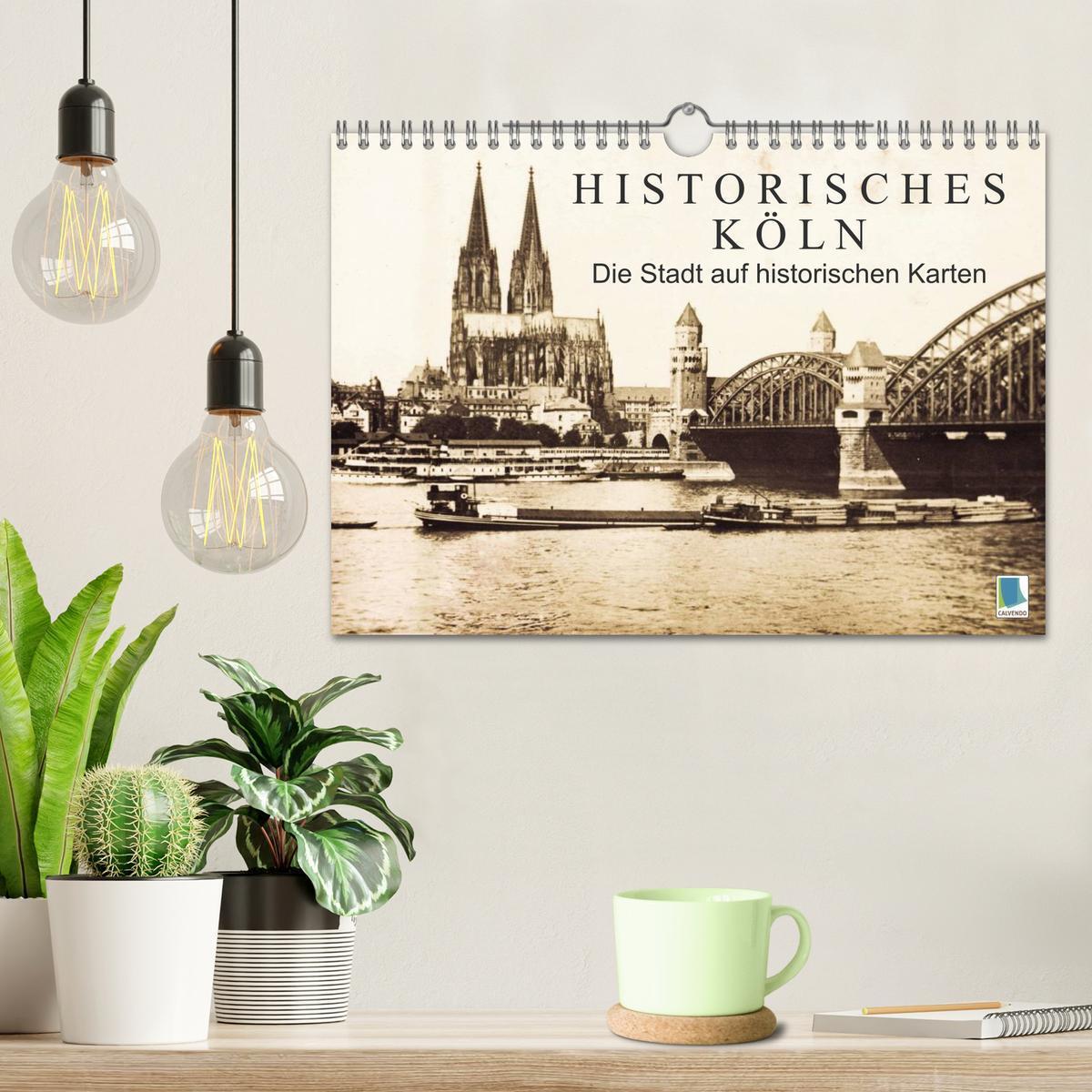 Bild: 9783435706778 | Historisches Köln ¿ Die Stadt auf historischen Karten (Wandkalender...