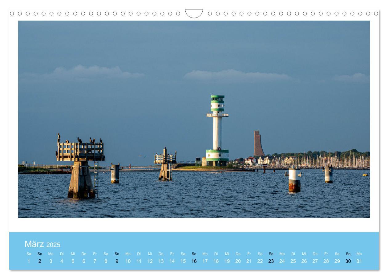 Bild: 9783435036554 | Kiel: Maritime Impressionen (Wandkalender 2025 DIN A3 quer),...