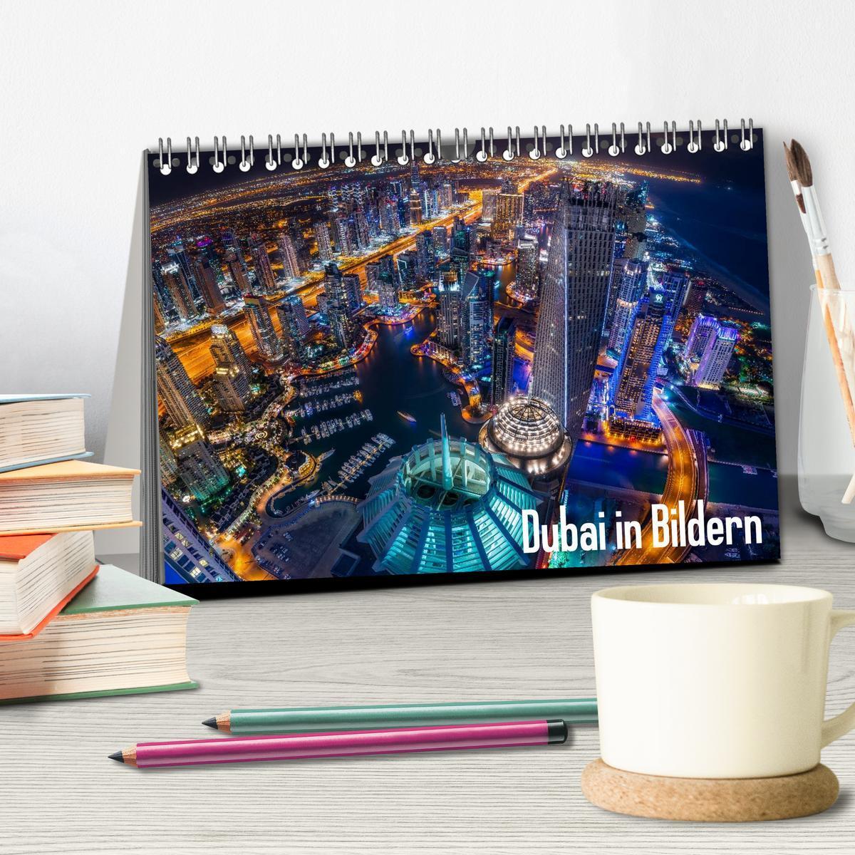 Bild: 9783435559572 | Dubai in Bildern (Tischkalender 2025 DIN A5 quer), CALVENDO...