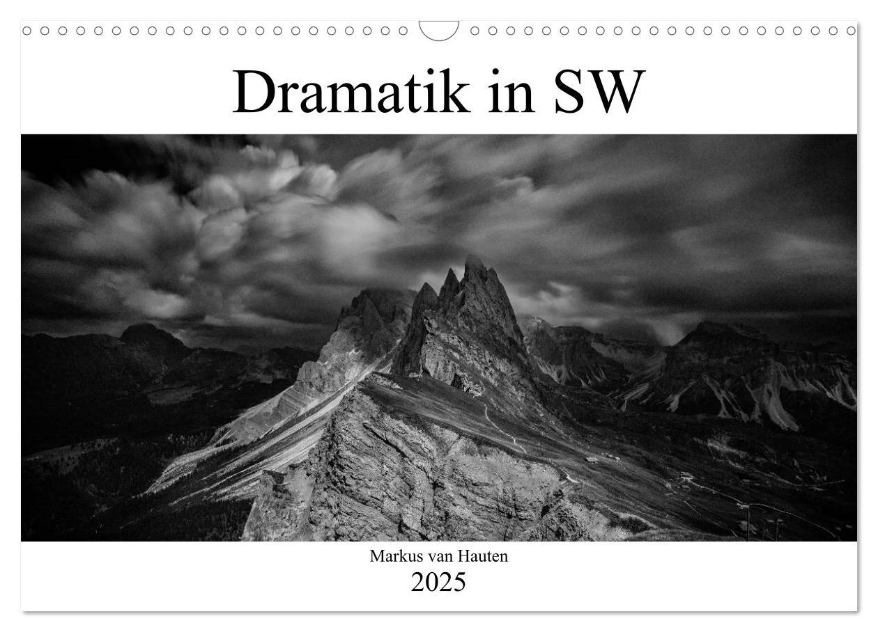 Cover: 9783435432486 | Dramatik in SW (Wandkalender 2025 DIN A3 quer), CALVENDO...