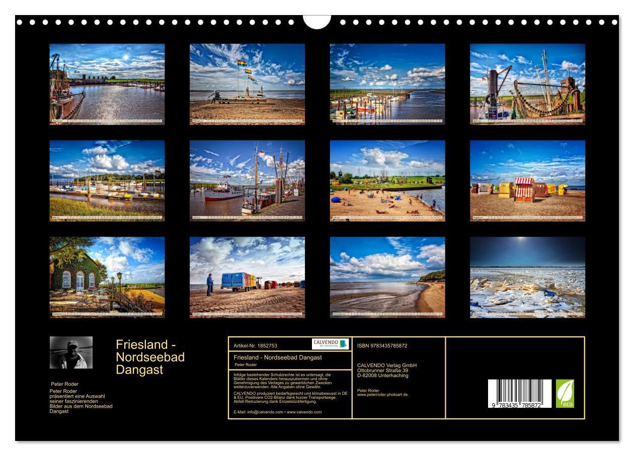 Bild: 9783435785872 | Friesland - Nordseebad Dangast (Wandkalender 2025 DIN A3 quer),...