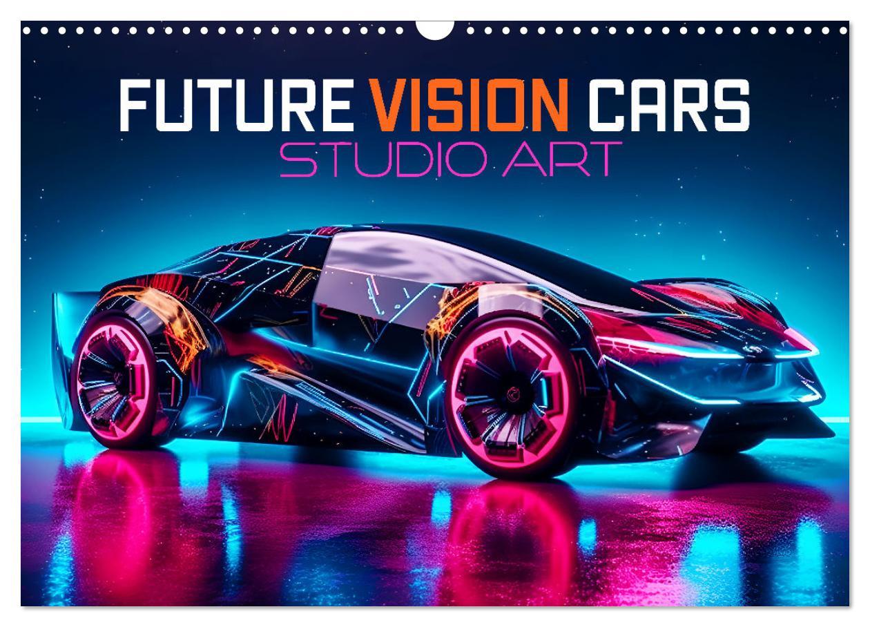 Cover: 9783383908538 | Future Vision Cars-Studio Art (Wandkalender 2025 DIN A3 quer),...