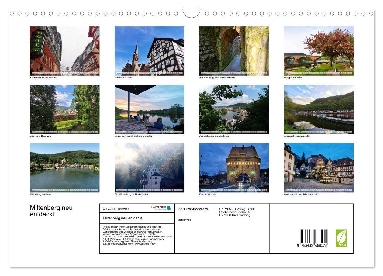 Bild: 9783435688173 | Miltenberg neu entdeckt (Wandkalender 2025 DIN A3 quer), CALVENDO...