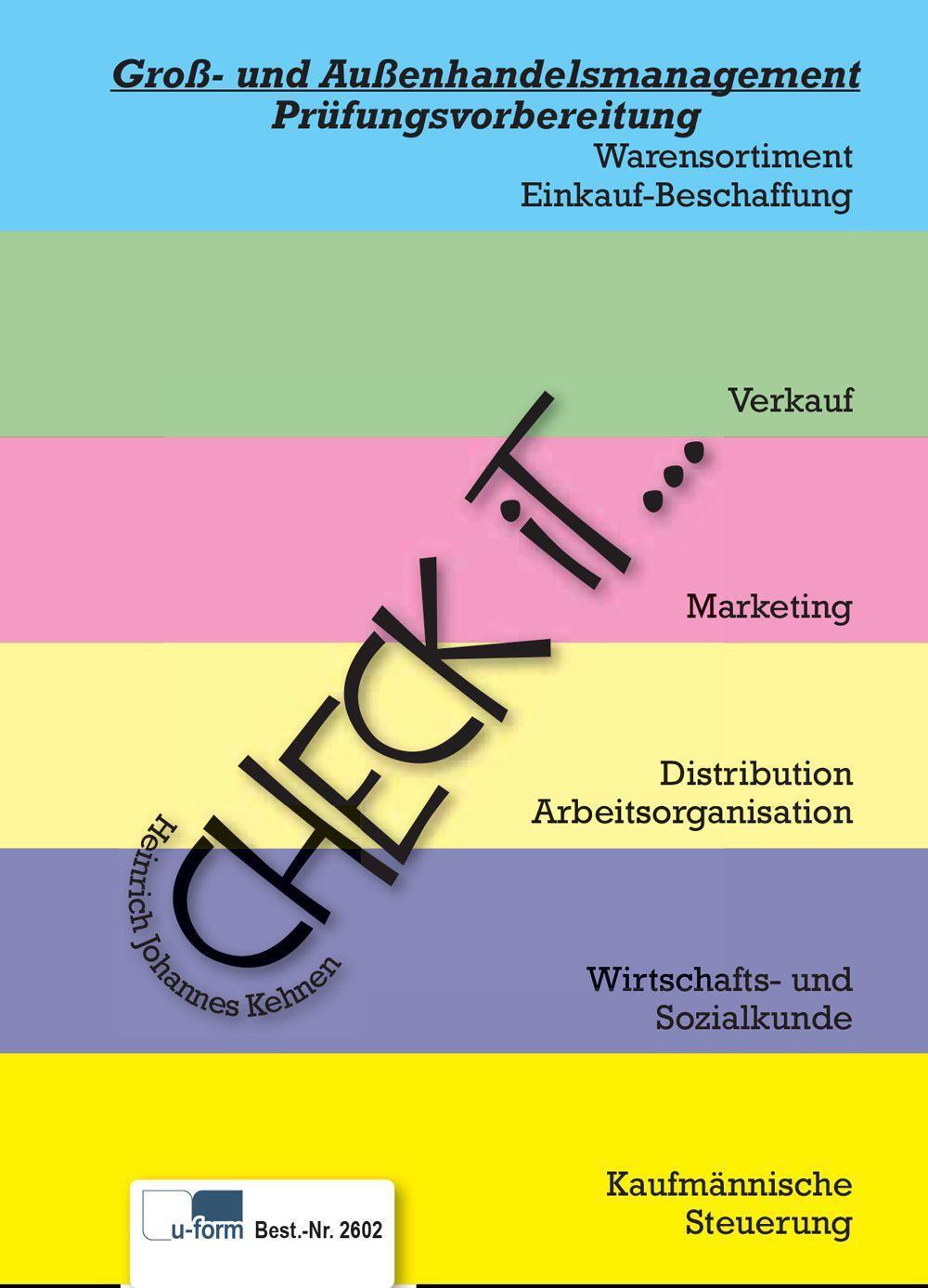 Cover: 9783955326029 | Check iT - Groß- und Außenhandelsmanagement | Heinrich Johannes Kehnen