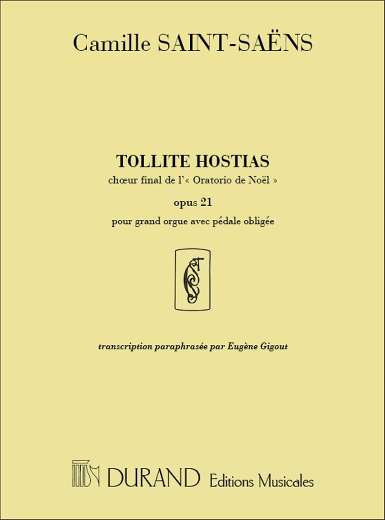 Cover: 9790044019854 | Tollite Hostias | transcription Paraphrasee par Eugene Gigout | Buch