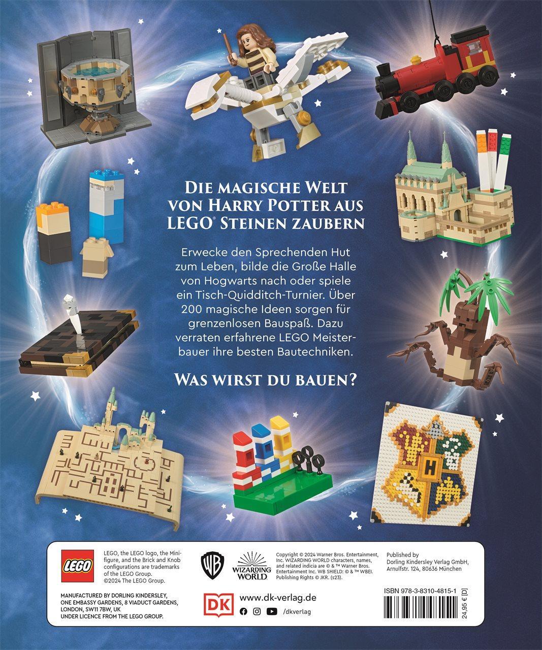 Rückseite: 9783831048151 | LEGO® Harry Potter(TM) Ideen Buch | Julia March (u. a.) | Buch | 2024