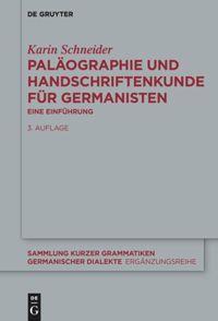 Cover: 9783110337044 | Paläographie und Handschriftenkunde für Germanisten | Eine Einführung