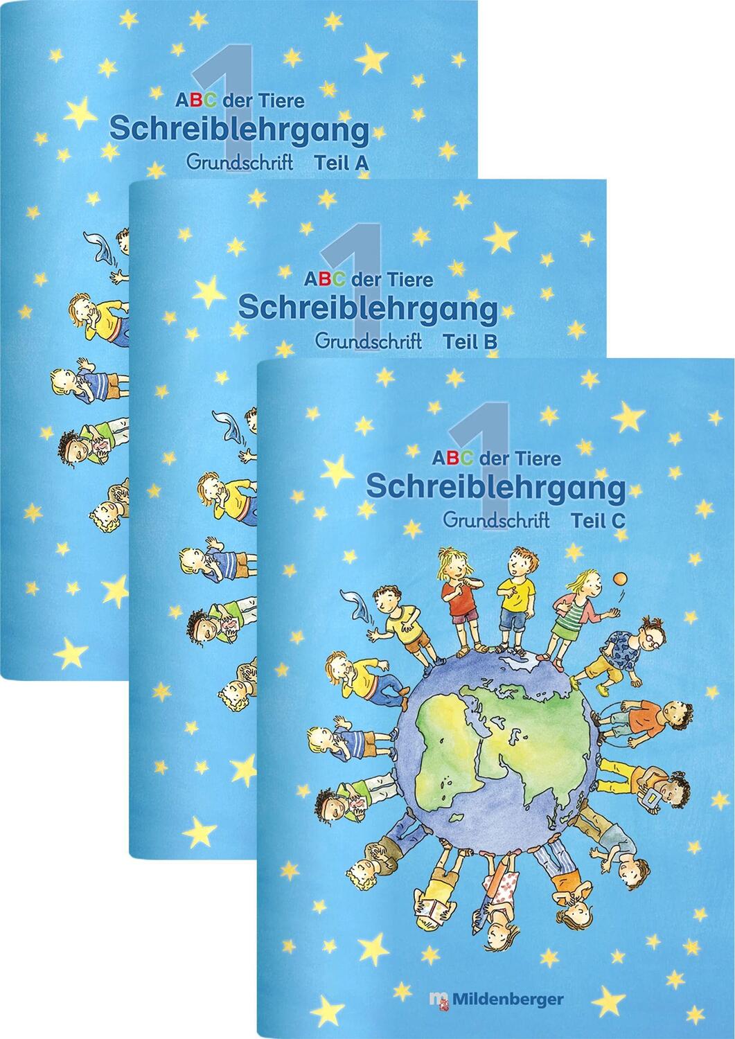 Cover: 9783619143726 | ABC der Tiere 1 - Schreiblehrgang | Grundschrift, Teil A und B | Kuhn