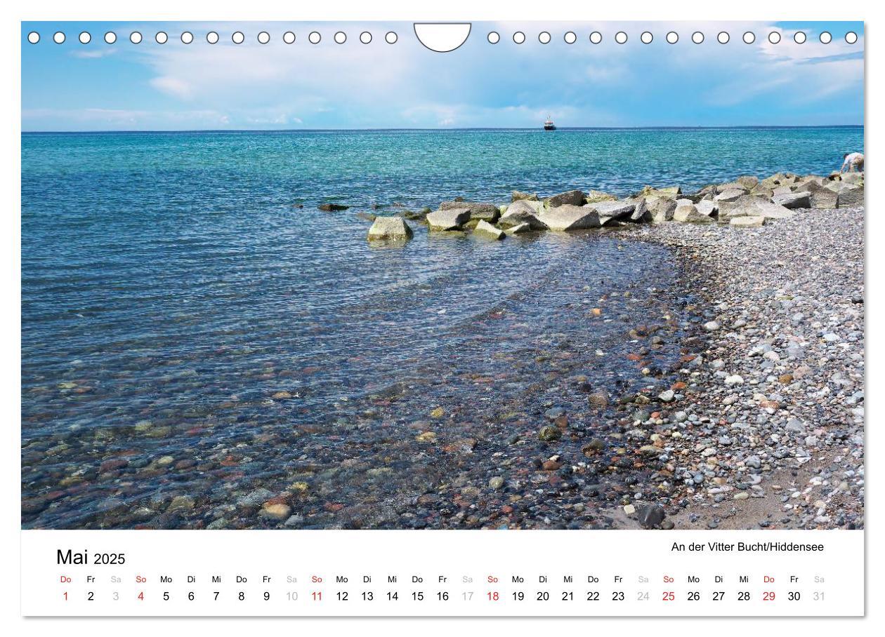 Bild: 9783435693924 | Rügen und Hiddensee (Wandkalender 2025 DIN A4 quer), CALVENDO...