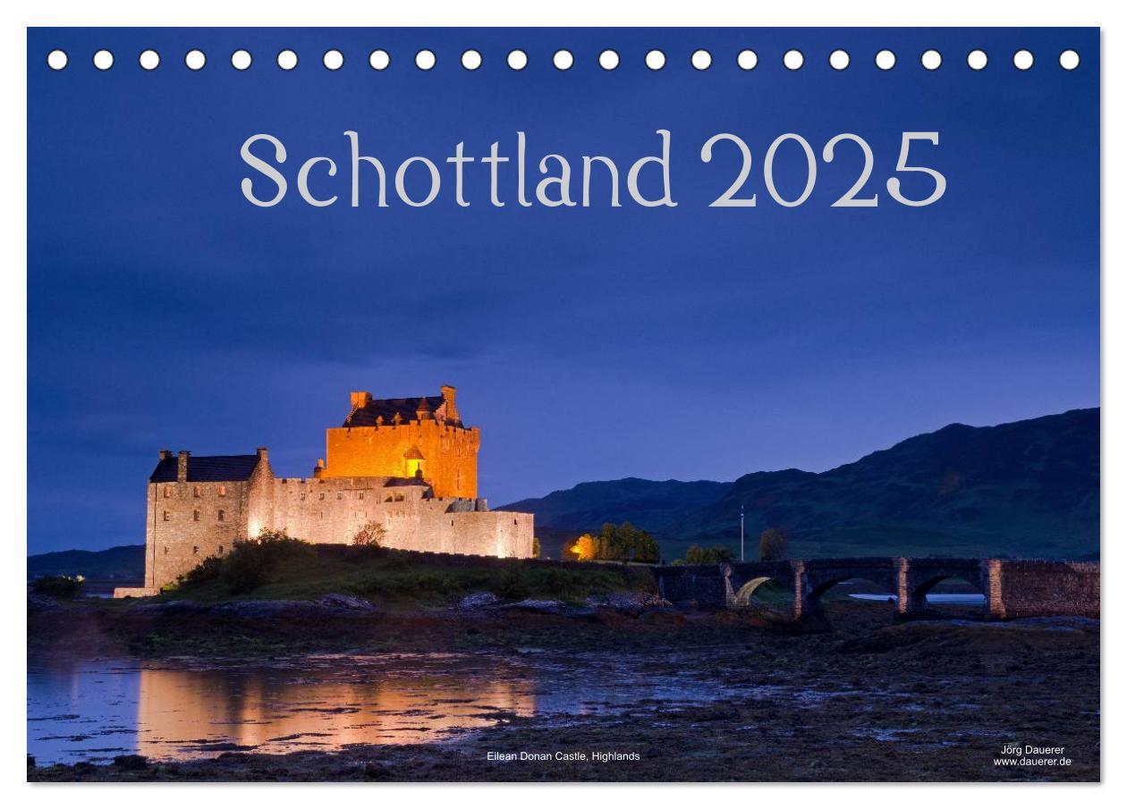 Cover: 9783435783991 | Schottland (Tischkalender 2025 DIN A5 quer), CALVENDO Monatskalender