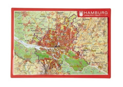 Cover: 4280000002945 | Reliefpostkarte Hamburg | André Markgraf (u. a.) | Taschenbuch | 2012