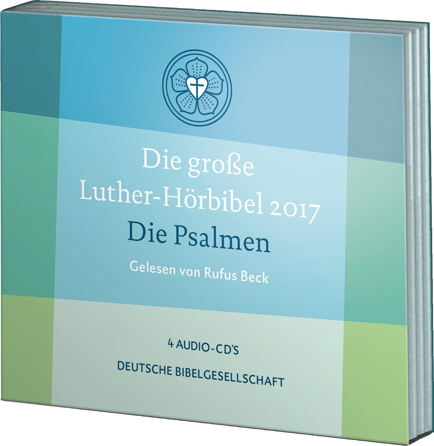 Cover: 9783438022288 | Die große Luther-Hörbibel 2017. Die Psalmen - gelesen von Rufus Beck