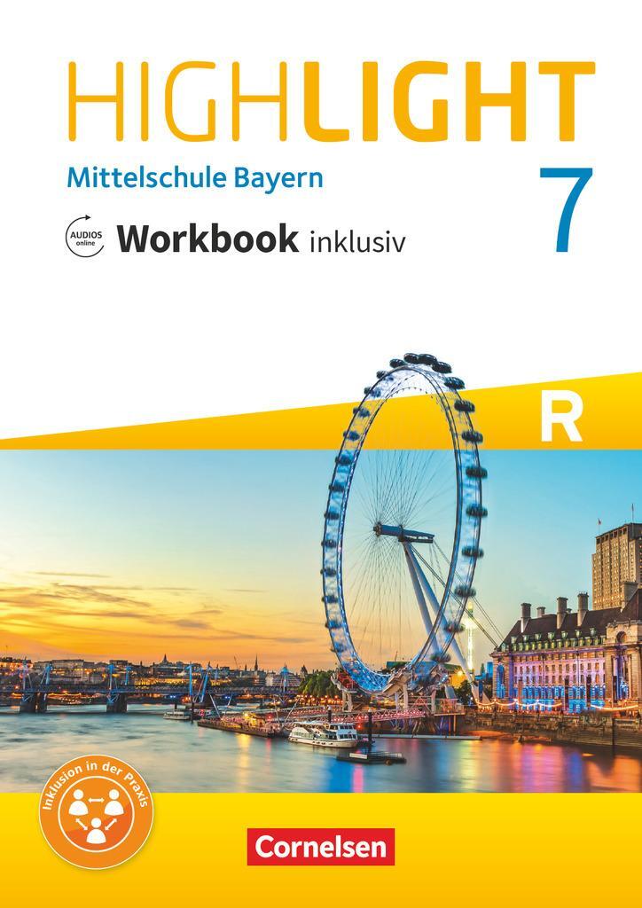 Cover: 9783060340835 | Highlight - Mittelschule Bayern - 7. Jahrgangsstufe - Workbook...