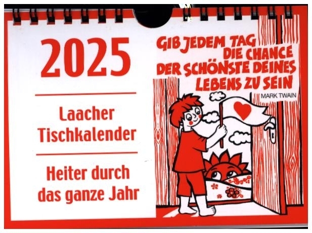 Cover: 9783865343857 | Laacher Tischkalender Heiter durch das Jahr 2025 | Beate Heinen | 2025