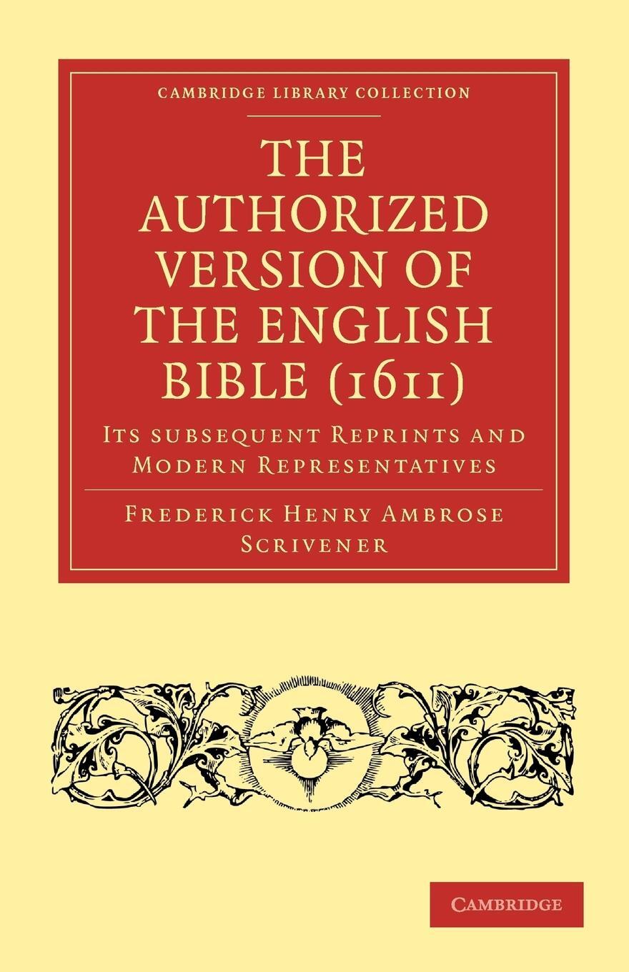 Cover: 9781108024631 | The Authorized Version of the English Bible (1611) | Scrivener | Buch