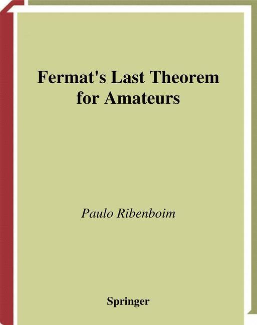 Cover: 9781475772869 | Fermat¿s Last Theorem for Amateurs | Paulo Ribenboim | Taschenbuch