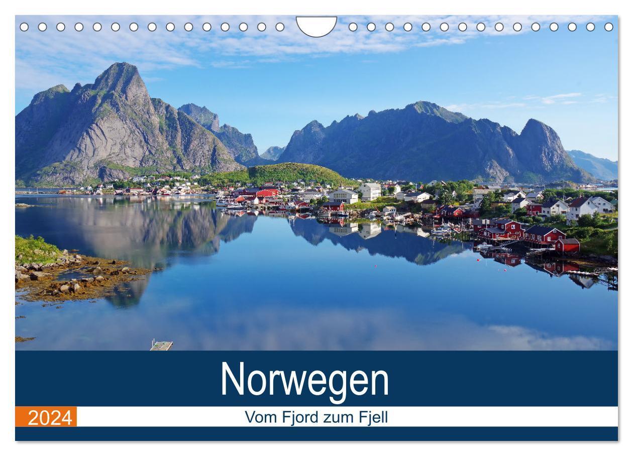Cover: 9783383446573 | Norwegen 2024 - vom Fjord zum Fjell (Wandkalender 2024 DIN A4...