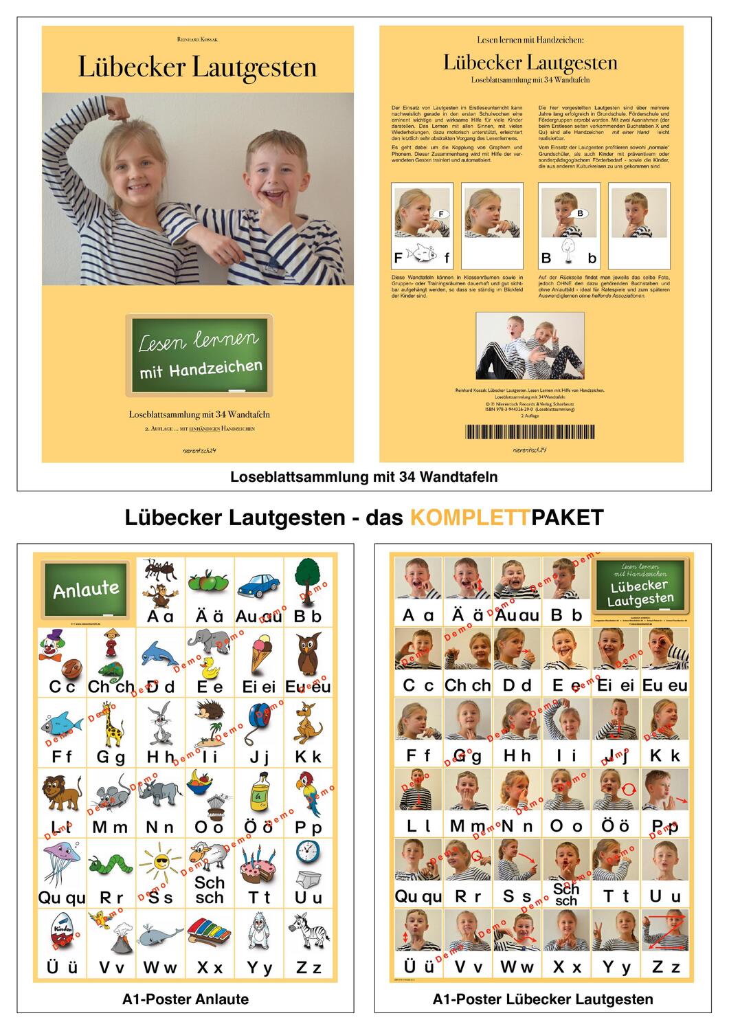 Cover: 9783944326320 | Lübecker Lautgesten - Das Komplettpaket | Reinhard Kossak | Mappe