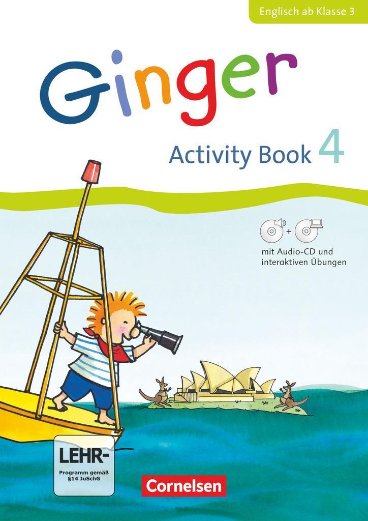 Cover: 9783060816187 | Ginger - Allgemeine Ausgabe Activity Book 4. Ab Klasse 3. Mit...