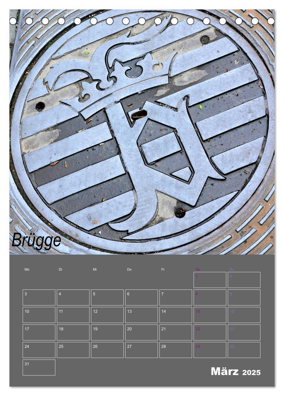 Bild: 9783435960682 | Faszination Kanaldeckel (Tischkalender 2025 DIN A5 hoch), CALVENDO...