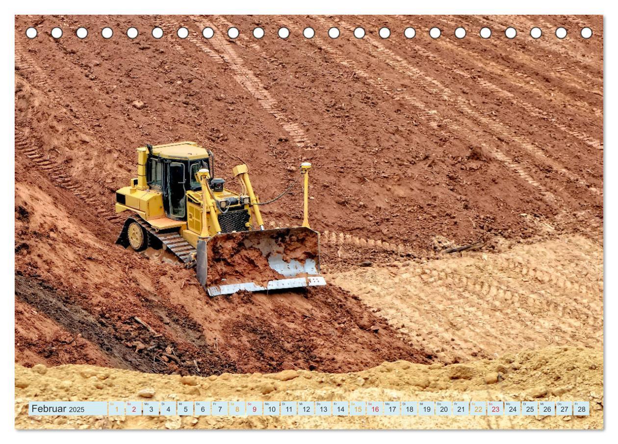 Bild: 9783435289363 | Bulldozer - bärenstarke Arbeitstiere (Tischkalender 2025 DIN A5...