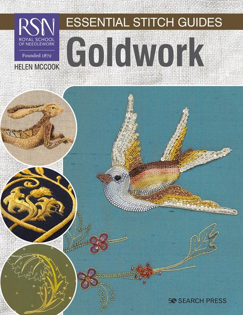 Cover: 9781800920170 | Rsn Essential Stitch Guides: Goldwork - Large Format Edition | Mccook