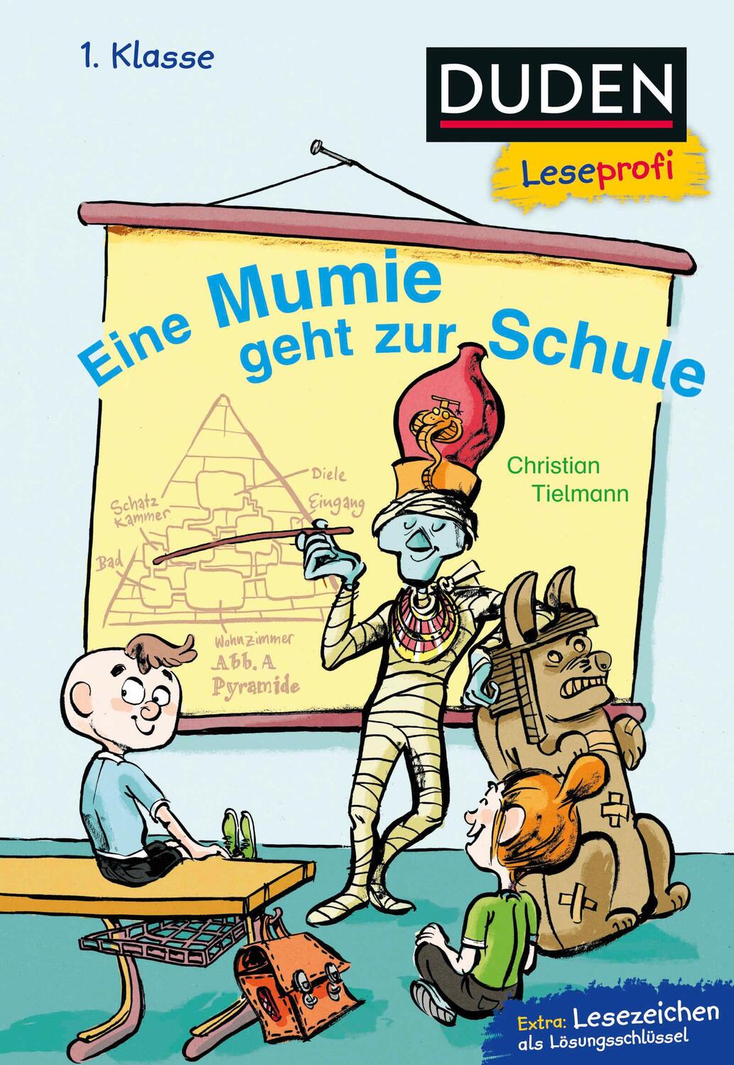 Cover: 9783737334471 | Duden Leseprofi - Eine Mumie geht zur Schule, 1. Klasse | Tielmann