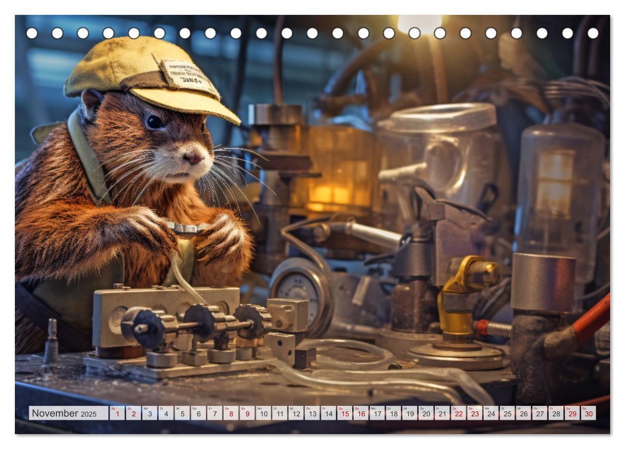 Bild: 9783383892721 | Otter bei der Arbeit (Tischkalender 2025 DIN A5 quer), CALVENDO...