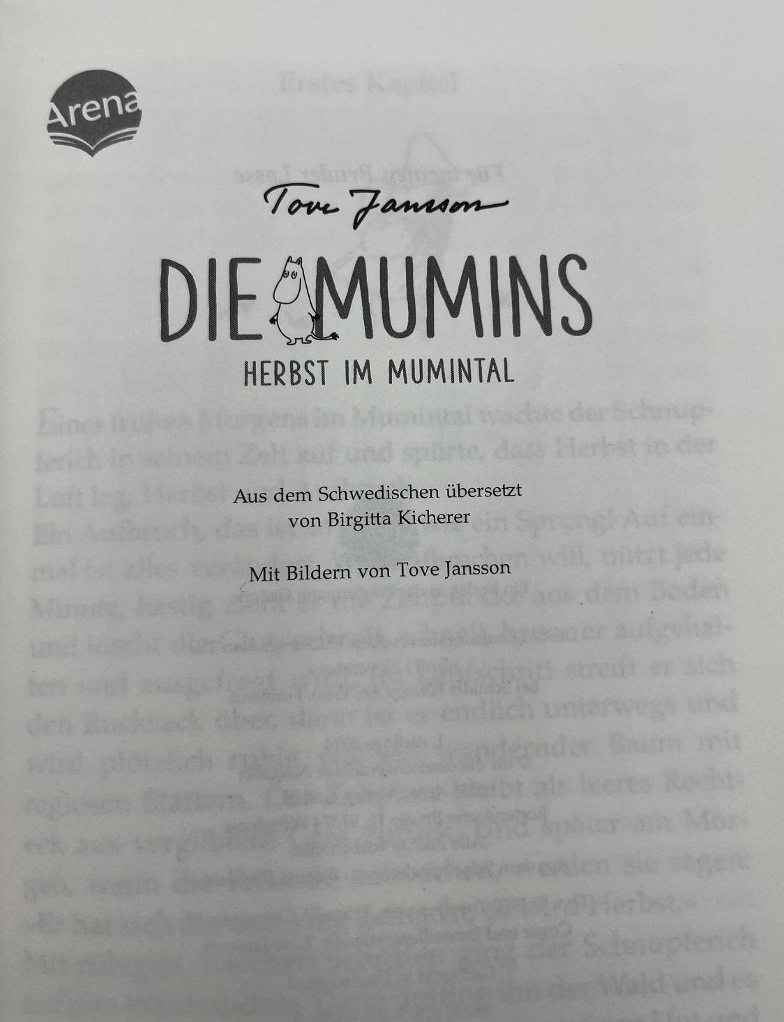 Bild: 9783401607863 | Die Mumins (9). Herbst im Mumintal | Tove Jansson | Taschenbuch | 2024