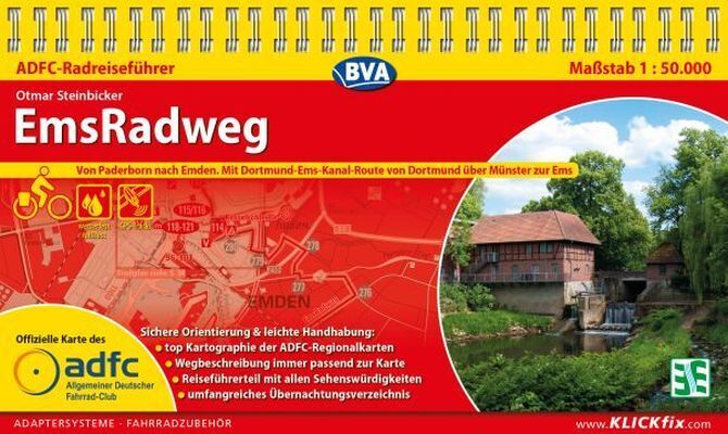 Cover: 9783870736408 | ADFC-Radreiseführer EmsRadweg | Otmar Steinbicker | Taschenbuch | 2014