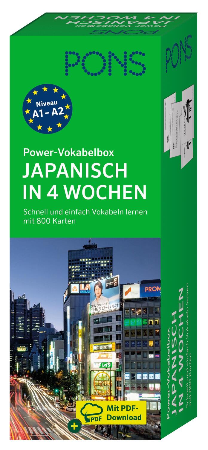 Cover: 9783125624788 | PONS Power-Vokabelbox Japanisch | Taschenbuch | PONS Power-Vokabelbox