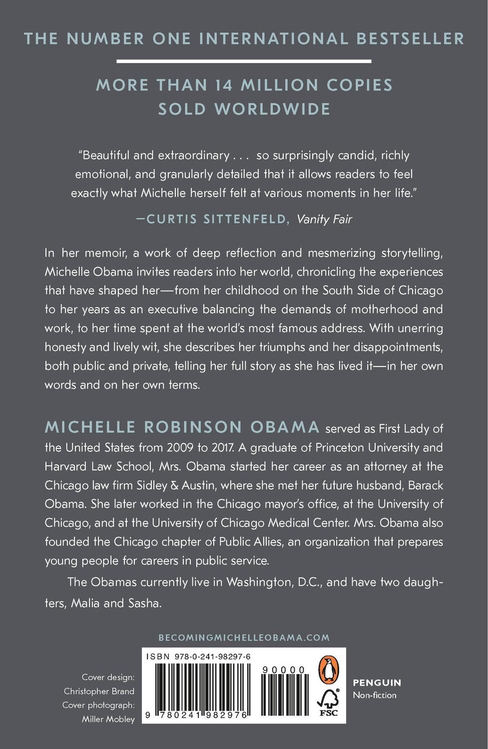 Rückseite: 9780241982976 | Becoming | Michelle Obama | Taschenbuch | Englisch | 2021