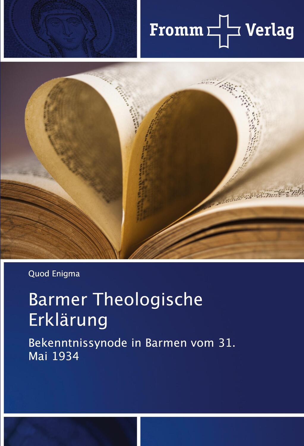 Cover: 9786138369837 | Barmer Theologische Erklärung | Quod Enigma | Taschenbuch | Paperback