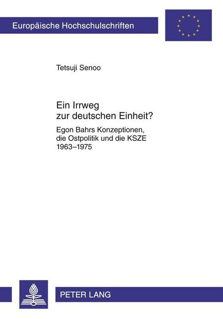 Cover: 9783631603451 | Ein Irrweg zur deutschen Einheit? | Tetsuji Senoo | Taschenbuch