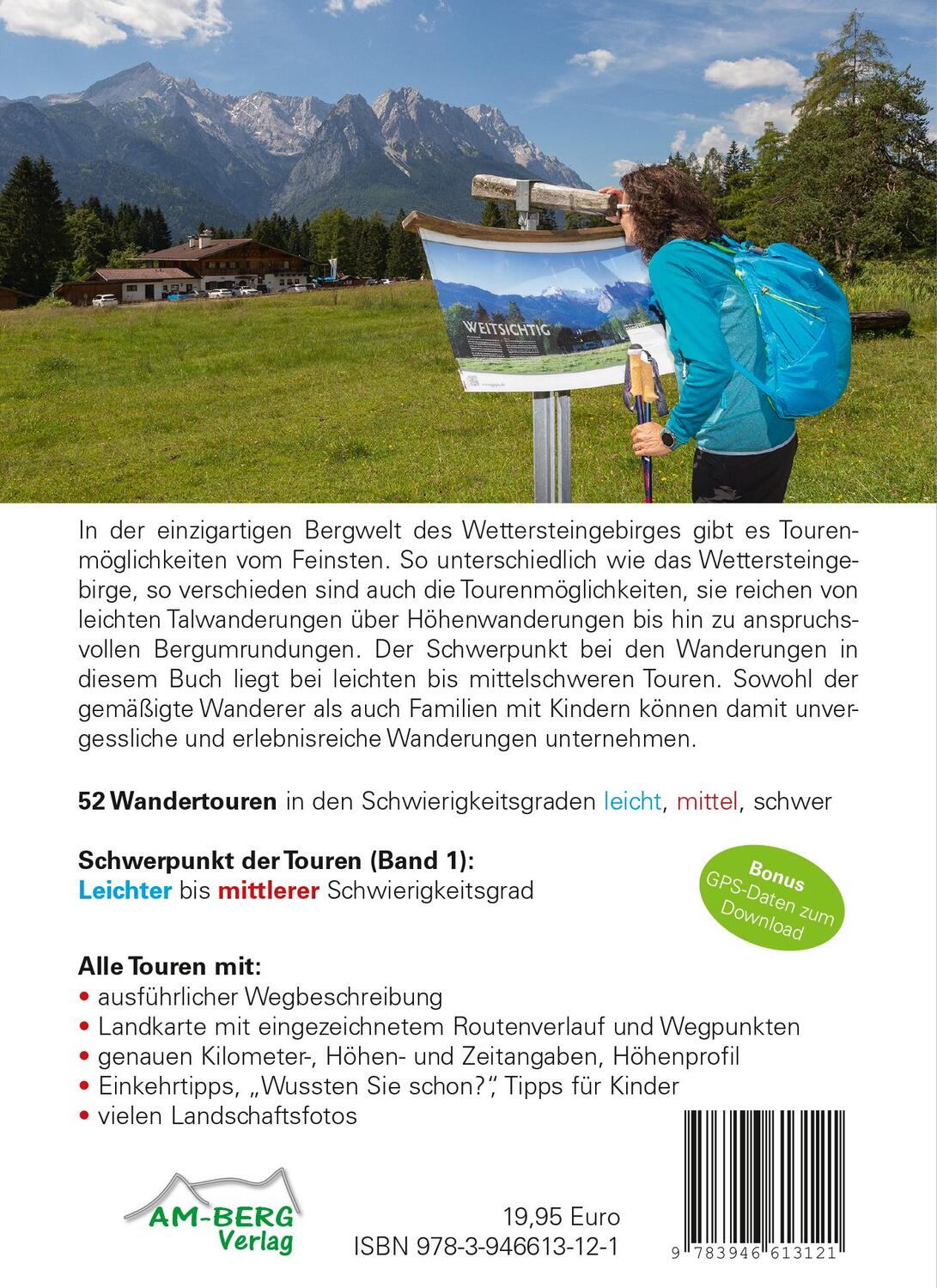 Rückseite: 9783946613121 | Wanderführer Garmisch-Partenkirchen Band 1 | Susi Plott (u. a.) | Buch